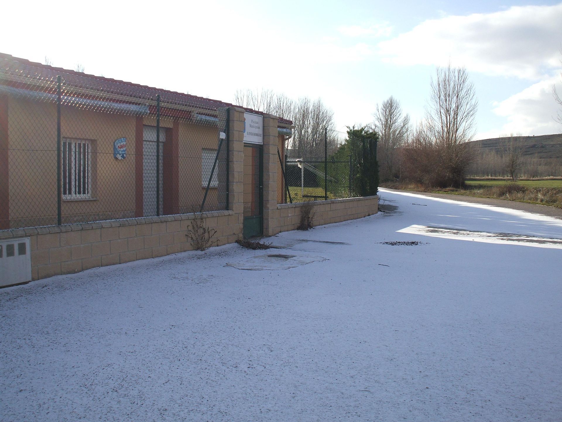 pequeña nevada en royuela